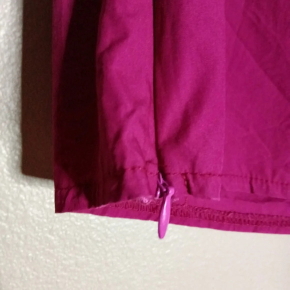 INA Pink Off Shoulder Pom Pom Ruffle Top Medium - Picture 6 of 8